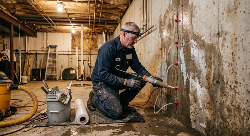 Basement Seepage Repair in Fort Wayne, IN