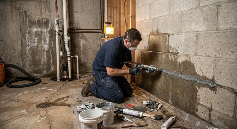 Leaking Basement Repair in Greenville, SC