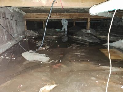 Products For Crawl Space Repairs in use