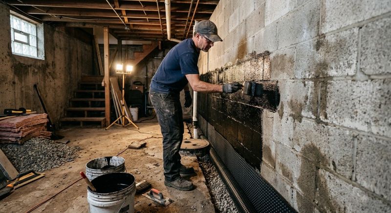 Wet Basement Solutions in Greenville, SC